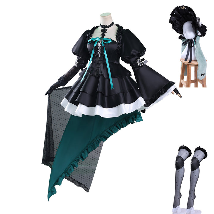 Game Arknights Wakaba Mutsumi X Ave Mujica Mortis Cosplay Costumes
