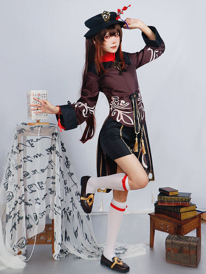Genshin Impact Hu Tao Adult Full Set Cosplay Costume