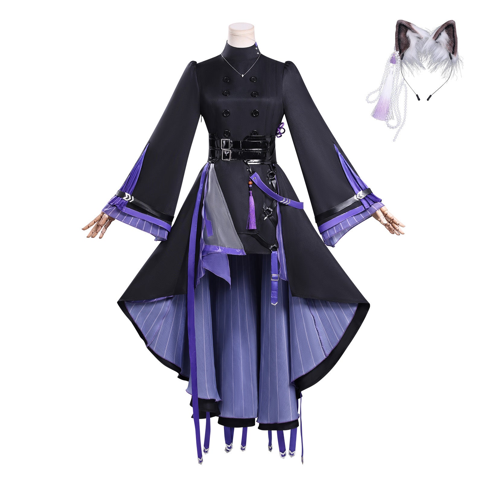 Game Arknights Lin Yuxia Full Set Dress Outfit Cosplay Costumes
