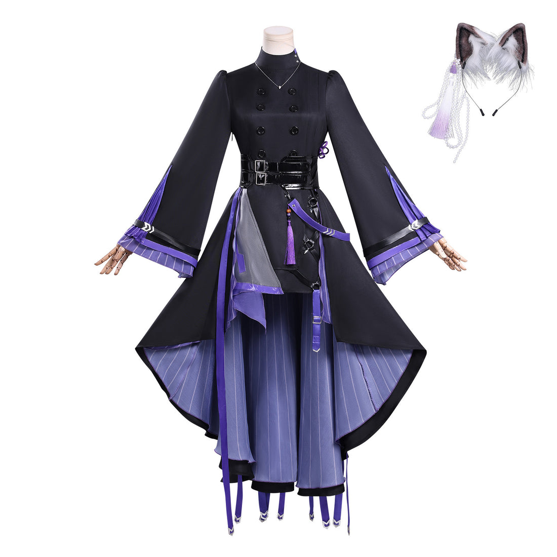 Game Arknights Lin Yuxia Full Set Dress Outfit Cosplay Costumes