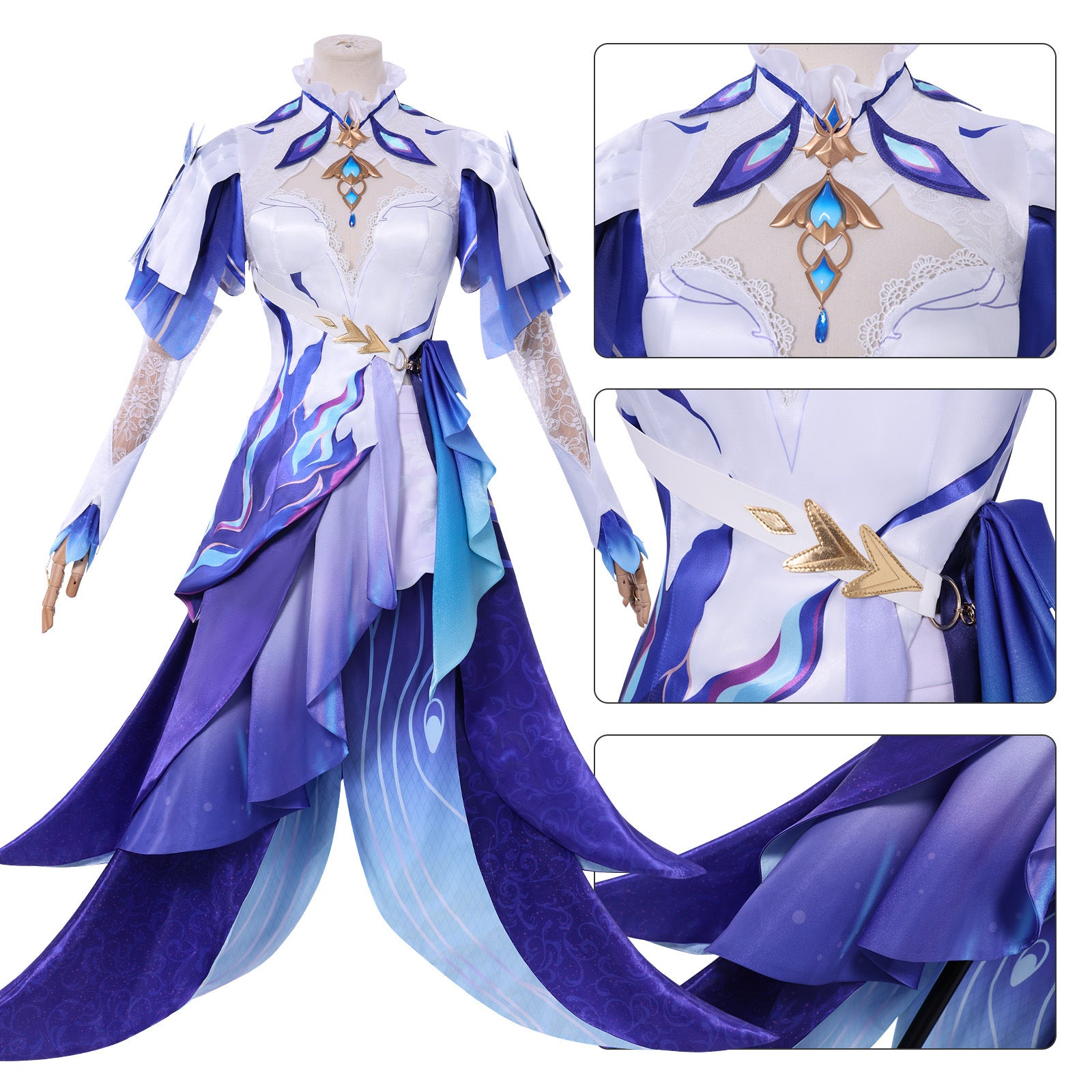 Game Wuthering Waves Cantarella Fisalia Full Set Cosplay Costumes