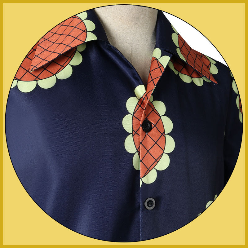 Anime Navigation Monkey D. Luffy Sunflower T-shirt Cosplay Costumes