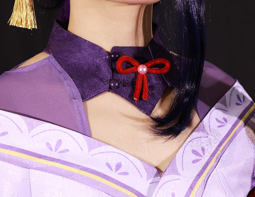 Genshin Impact Raiden Shogun Adult Full Set Cosplay Costume