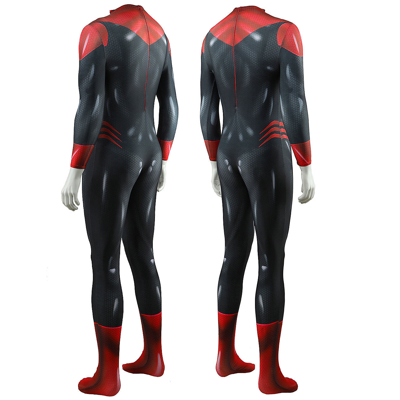 Red Lantern Corps Jumpsuits Cosplay Costume Kids Adult Halloween Bodysuit - coscrew