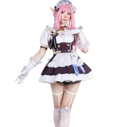 Honkai Impact 3 Elysia Maid Outfit Adult Cosplay Costume