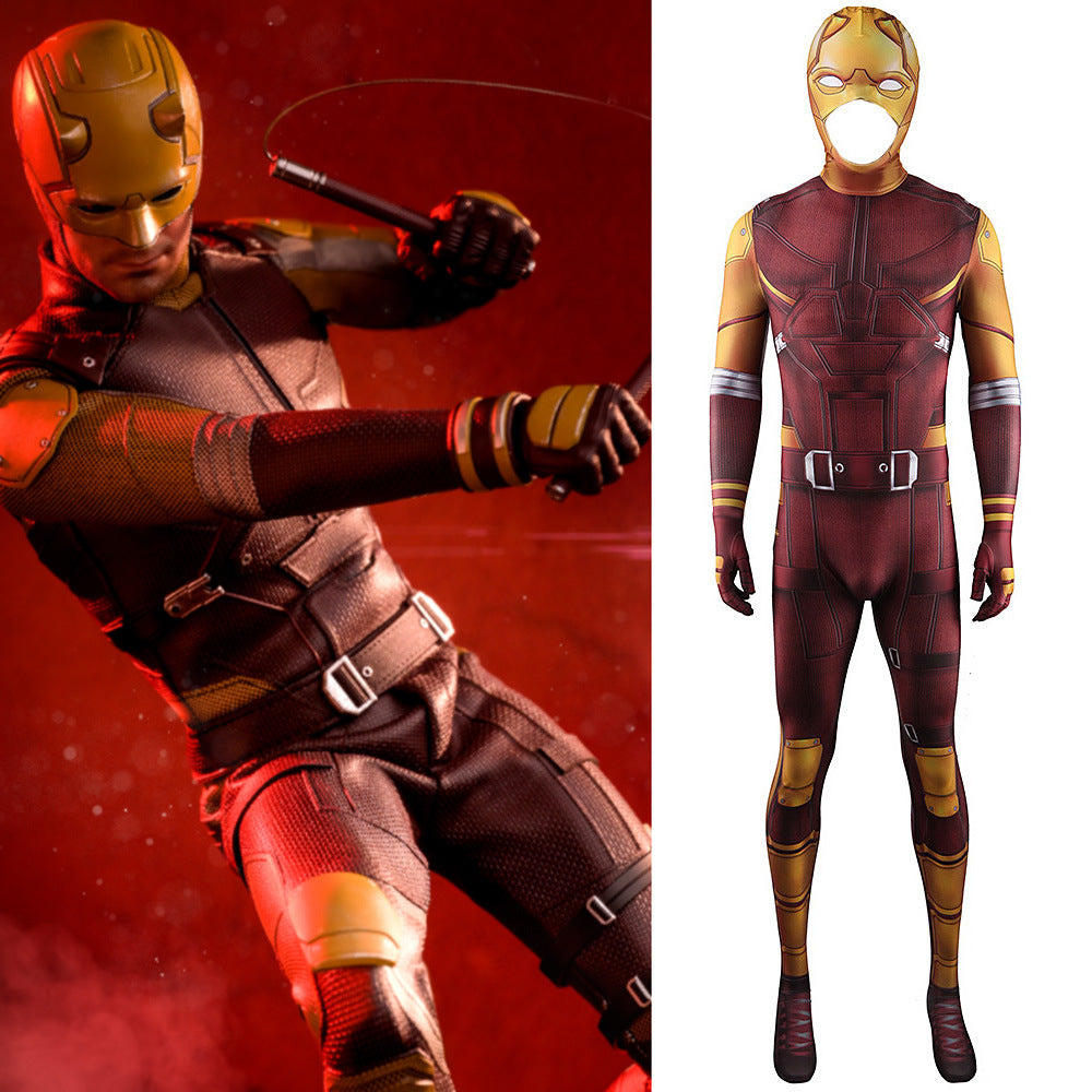 daredevil born again jumpsuits cosplay costume kids adult halloween bodysuit