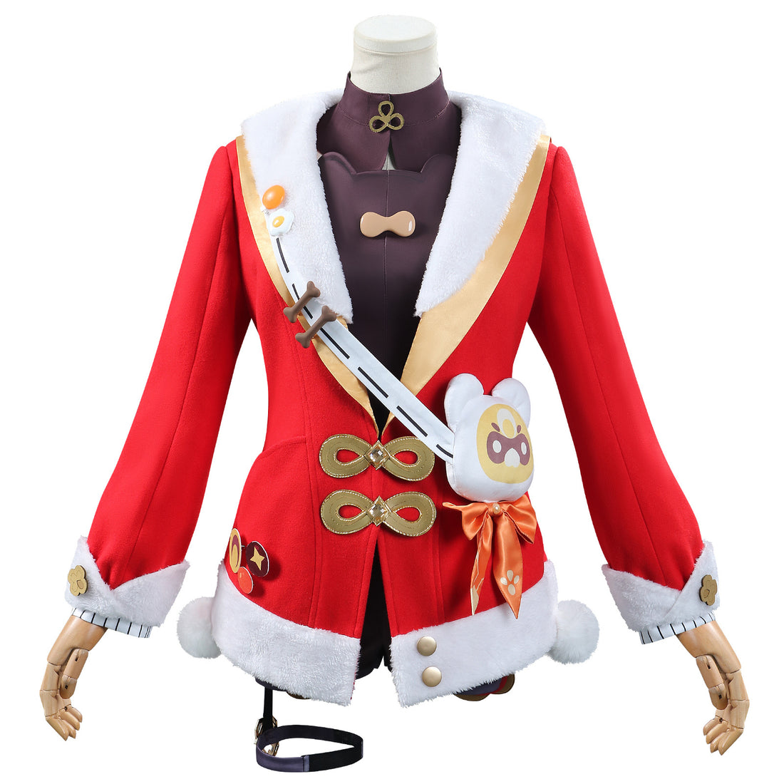 Genshin Impact Lantern Rite Xiangling Christmas Cosplay Costumes