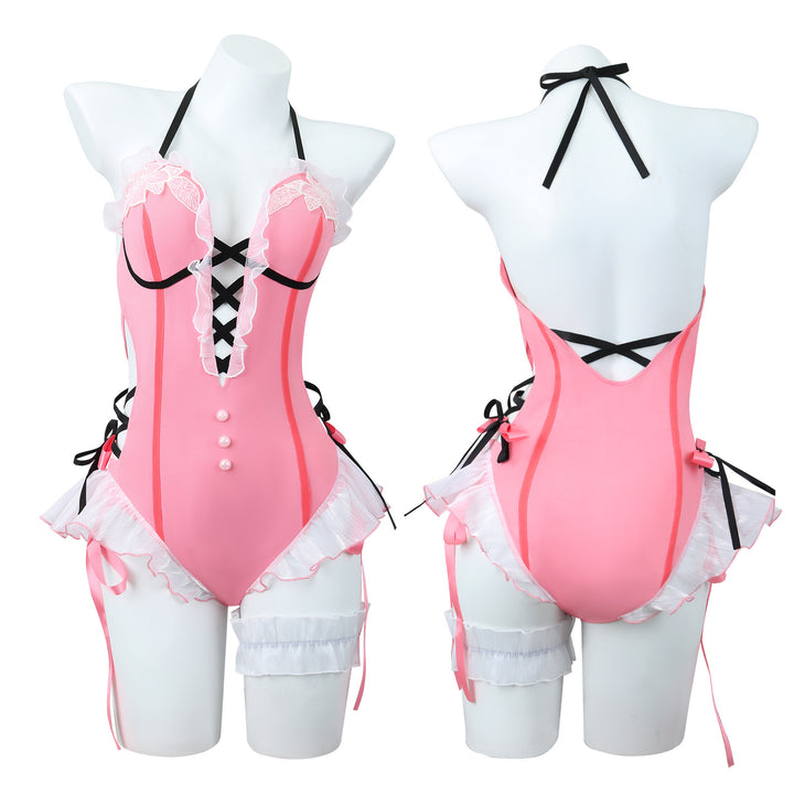 Naraka: Bladepoint Feria Shen Early Summer Crimson Berry Swimsuit Costumes