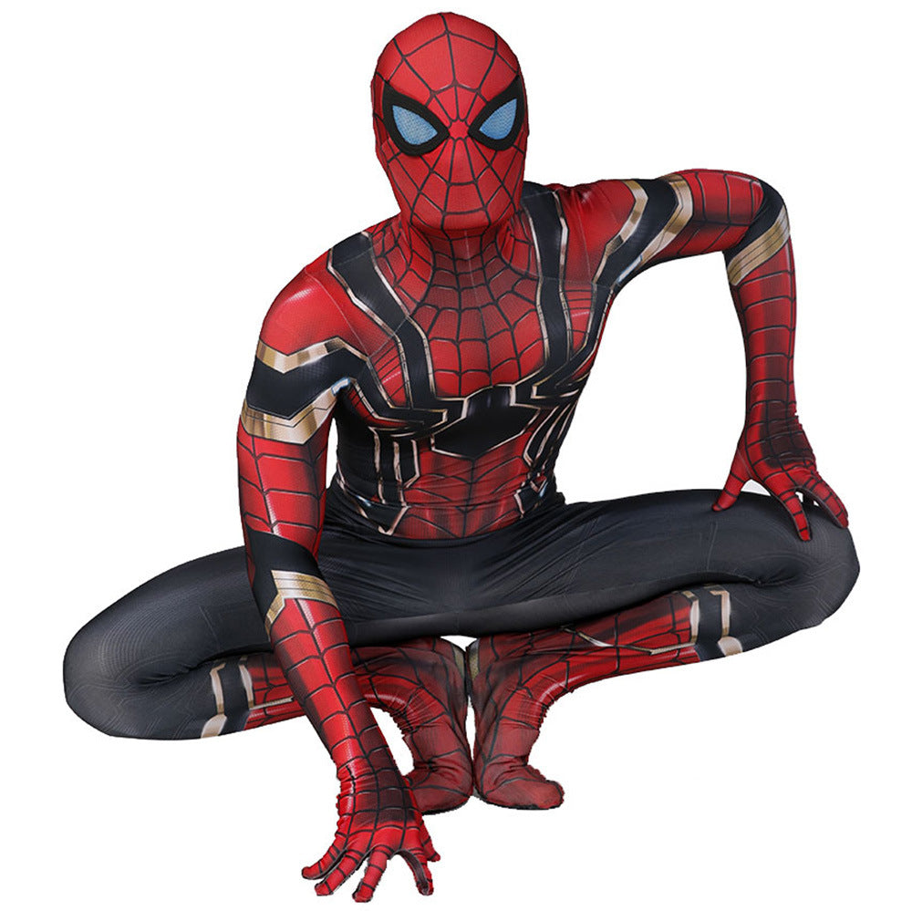 Iron Spider Spider-Man New Jumpsuits Costume Kids Adult Halloween Bodysuit