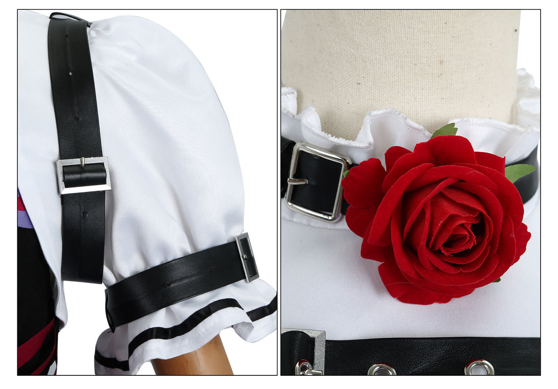 Identity V Gardener Emma Woods Halloween Purple Cosplay Costumes