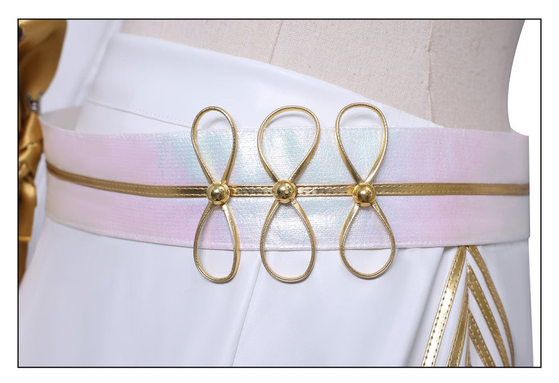 KPop Demon Hunters Mira White Outfit Adult Kids Cosplay Costumes