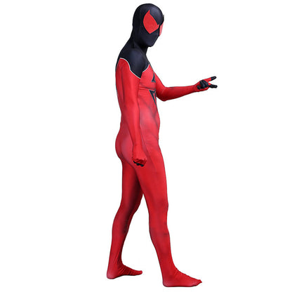 scarlet kaine spider man jumpsuits cosplay costume kids adult halloween bodysuit