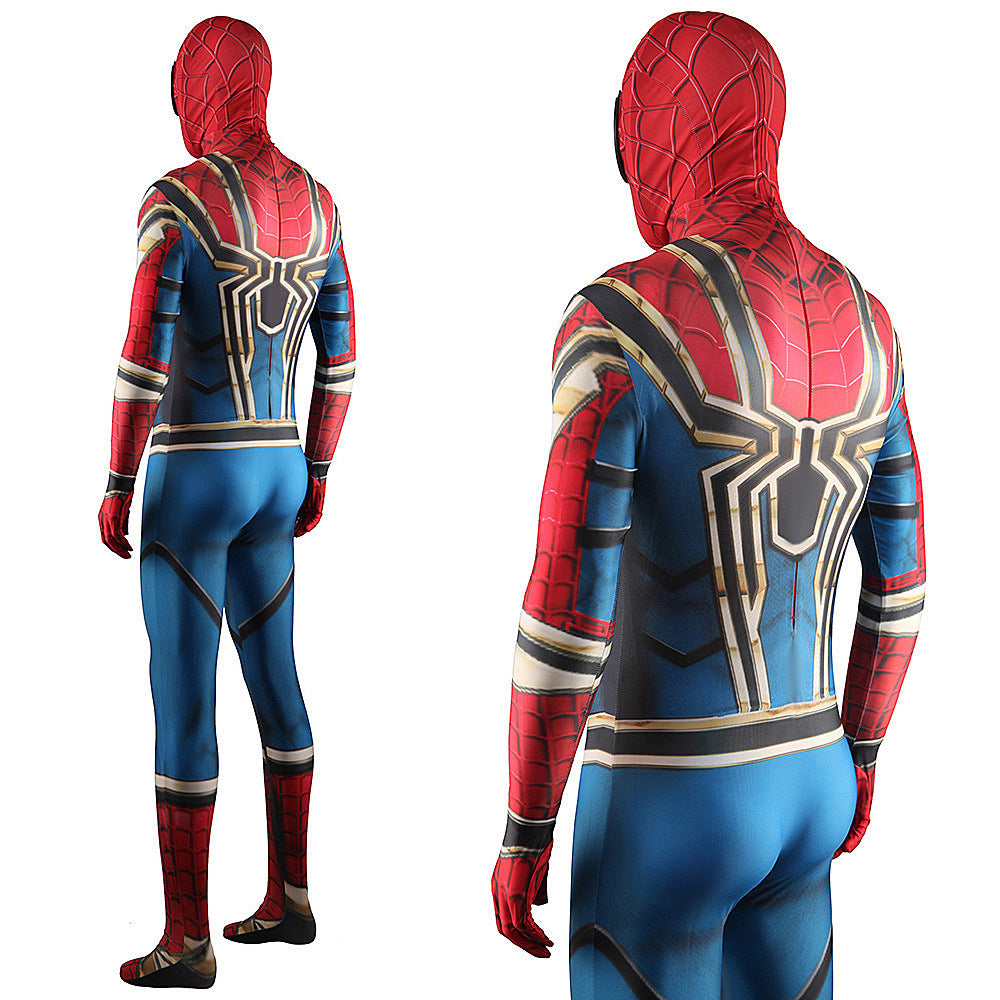 Iron Spider-Man Homecoming Jumpsuits Cosplay Costume Kids Adult Halloween Bodysuit - coscrew