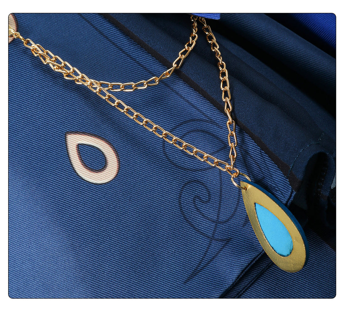 Genshin Impact Focalors Furina de Fontaine Black Cosplay Costumes