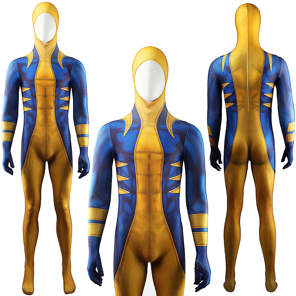 X-Men Sideshow Wolverine Jumpsuits Cosplay Costume Kids Adult Halloween Bodysuit - coscrew