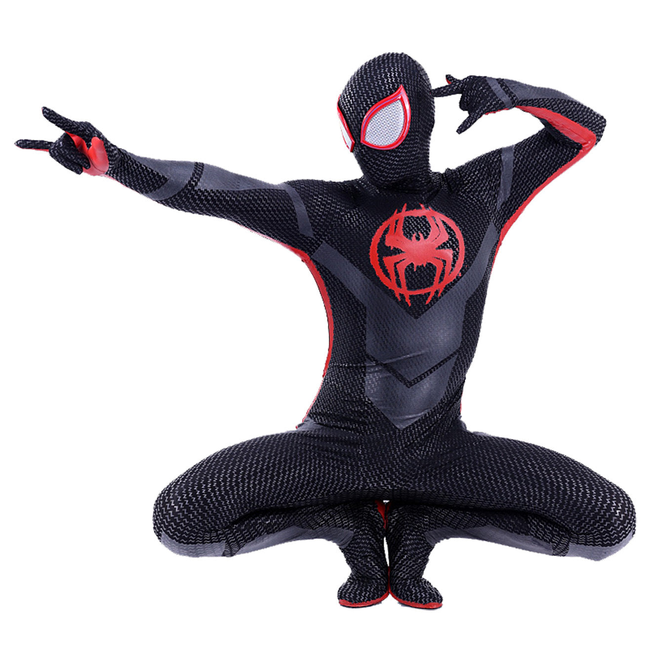 miles morales spider man across the spider verse jumpsuits costume bodysuit