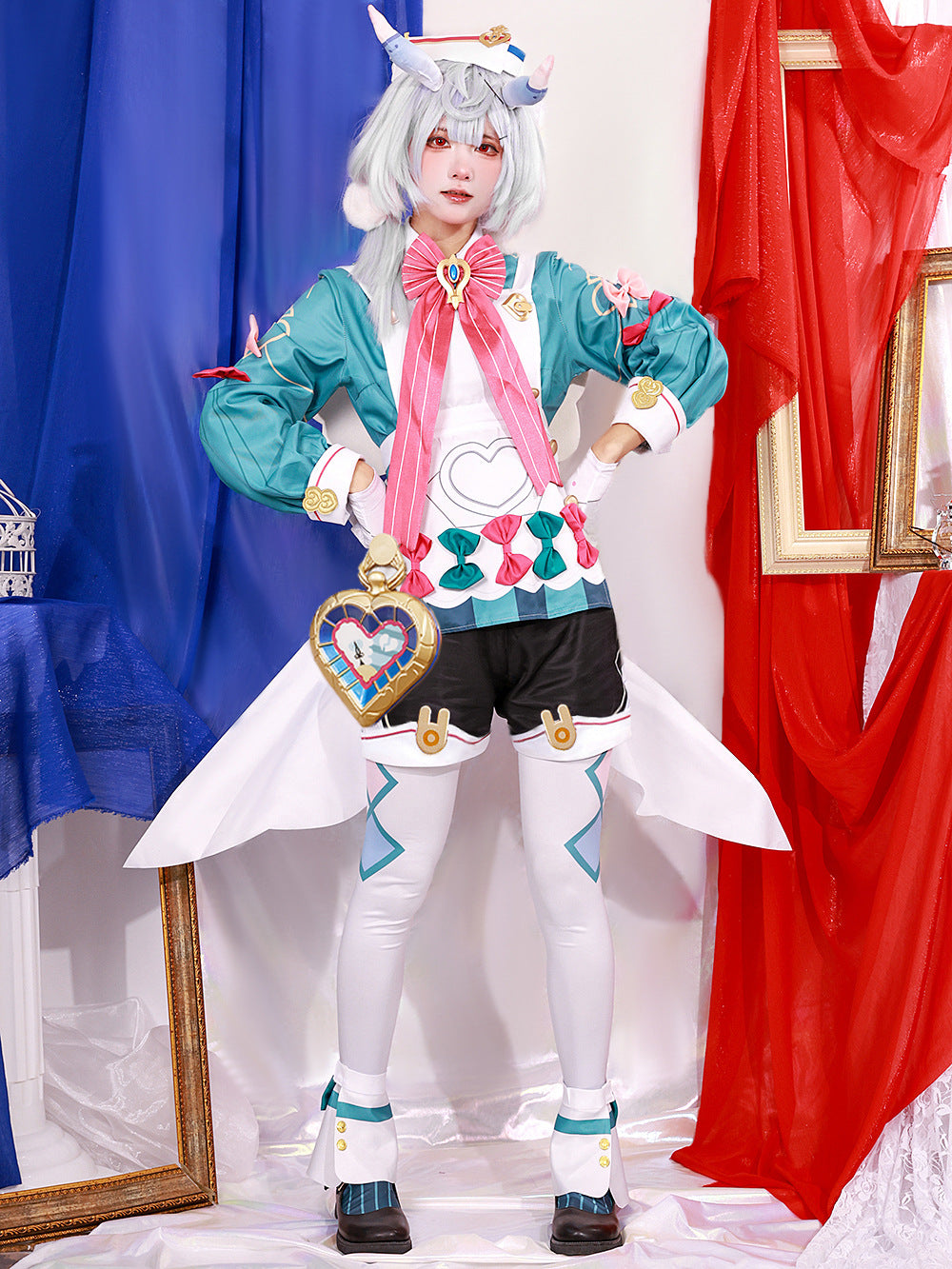 Genshin Impact Fontaine Sigewinne Full Set Cosplay Costume