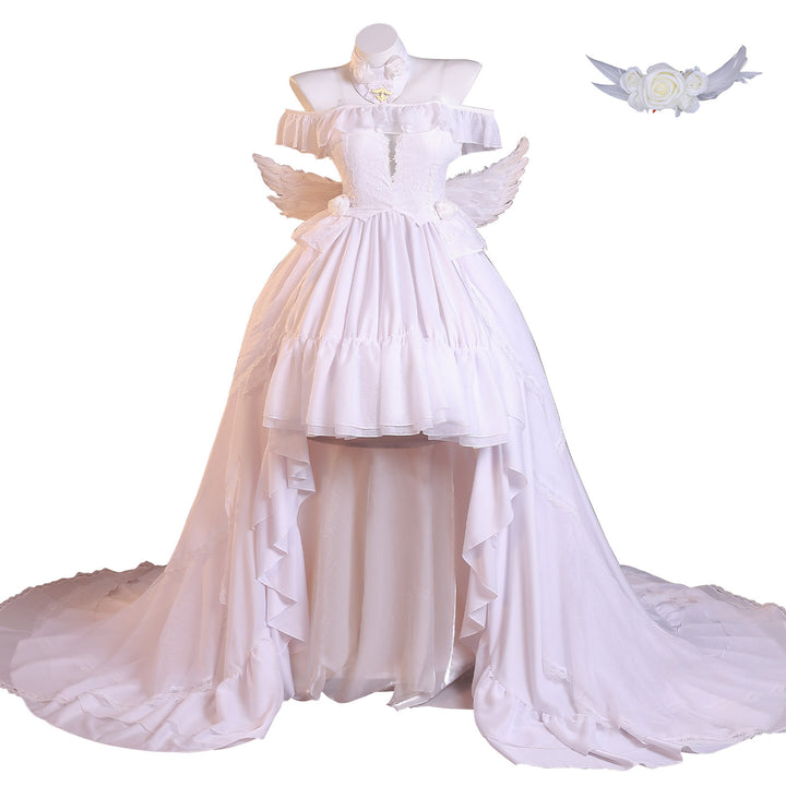 Azur Lane Janus White Rabbit's Promise Wedding Dress Cosplay Costumes