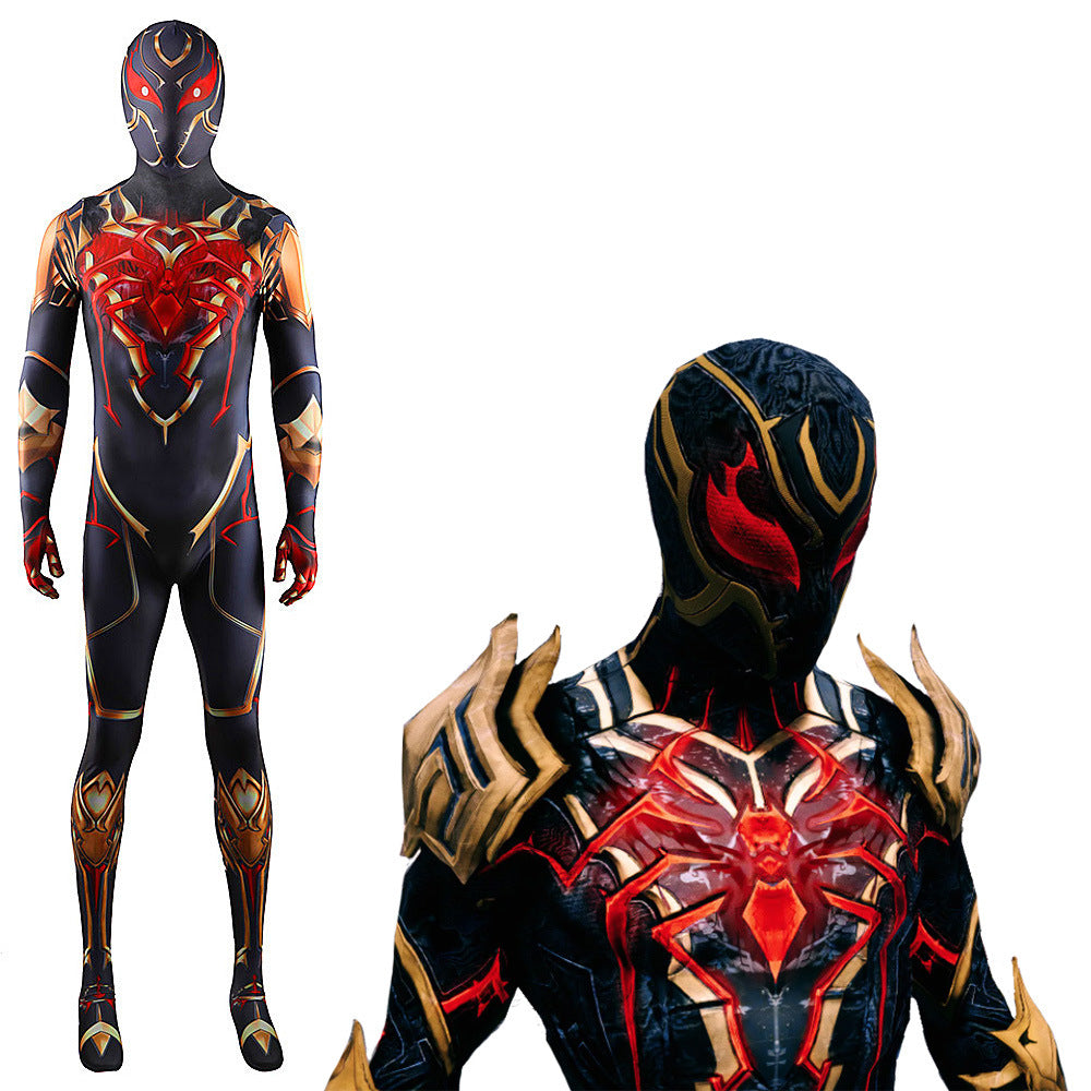 ps4 game spider man dd jumpsuits cosplay costume kids adult halloween bodysuit