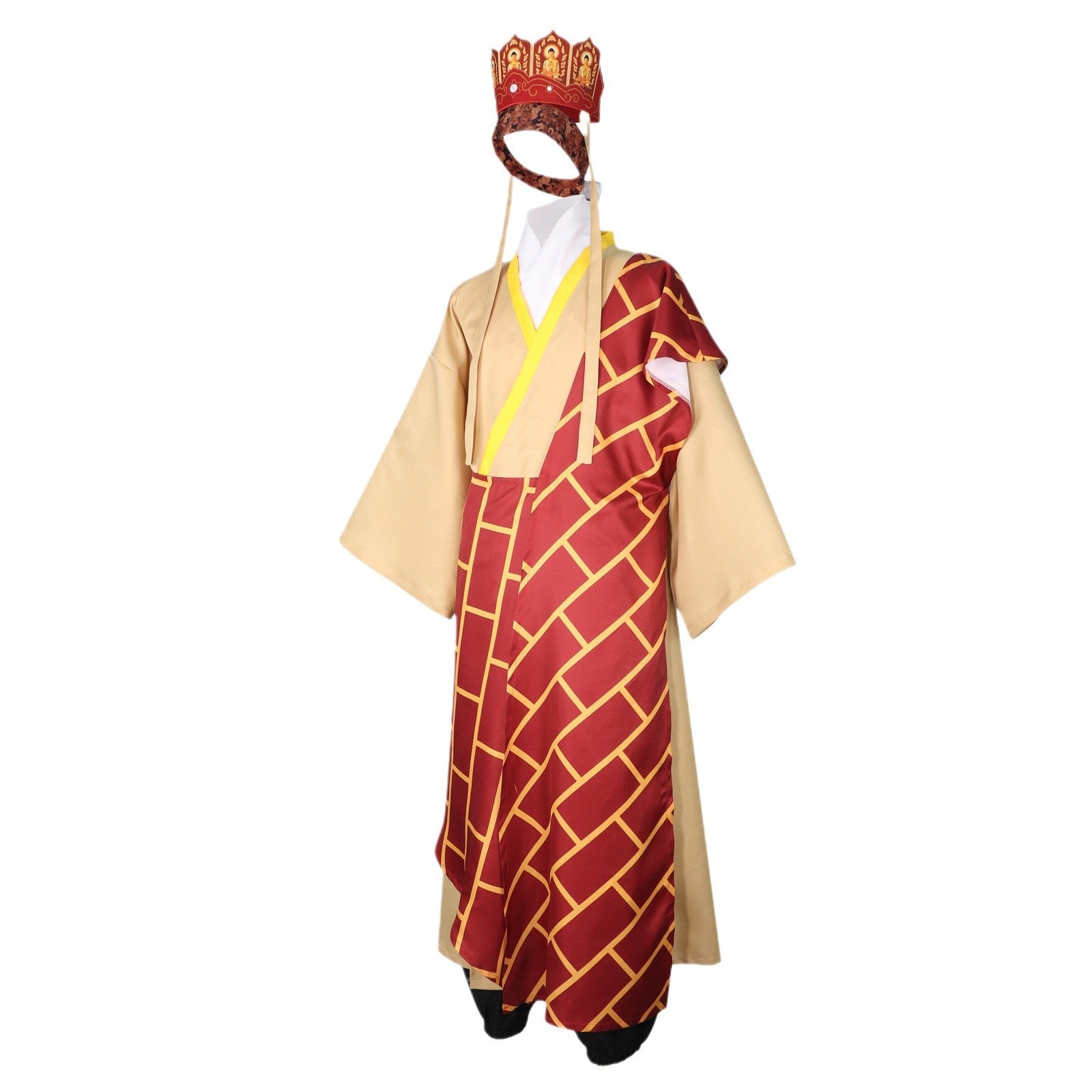 Black Myth Wukong Tang Holy Monk Tang Sanzang Full Set Cosplay Costumes
