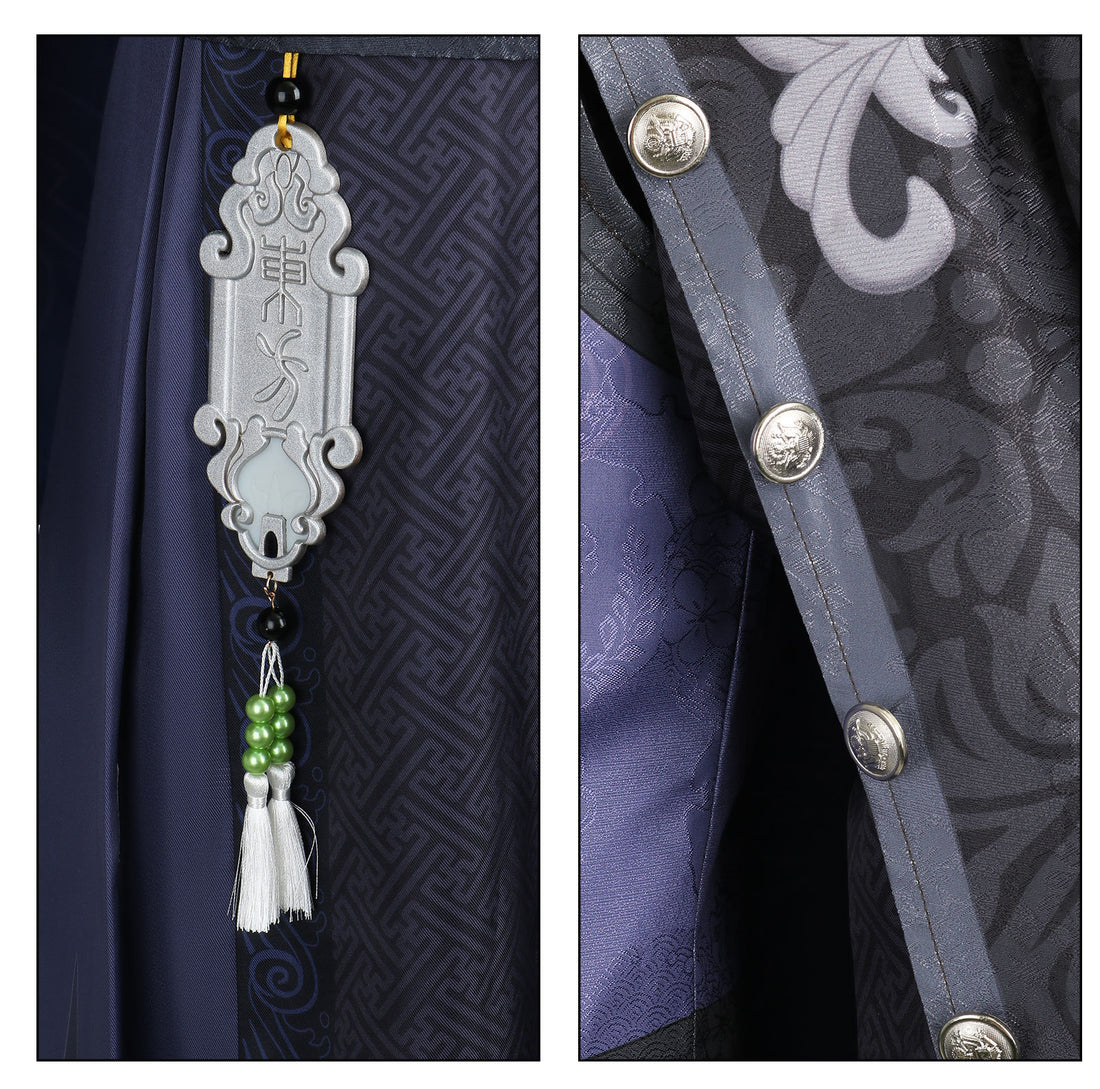 Identity V Under Truth Qilin Merchant Black White Wu Chang Cosplay Costumes