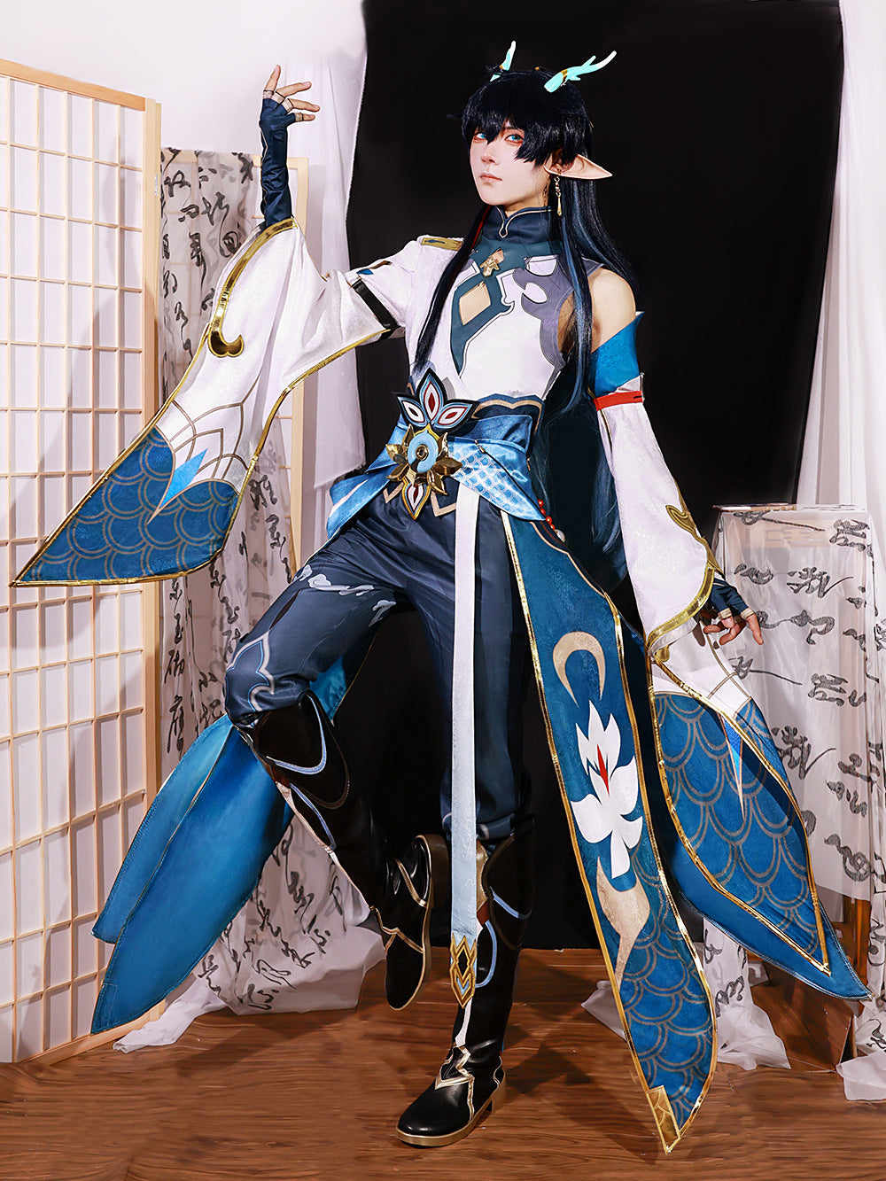 Honkai: Star Rail Dan Heng Imbibitor Lunae Full Set Cosplay Costume