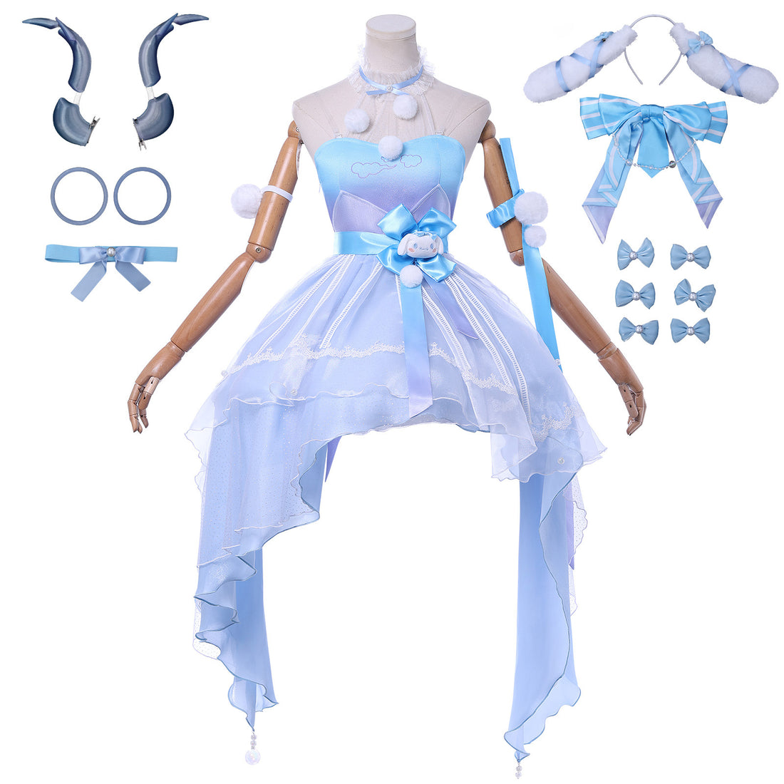 Game Honor of Kings Yao Cinnamoroll's Dream Suit Cosplay Costumes