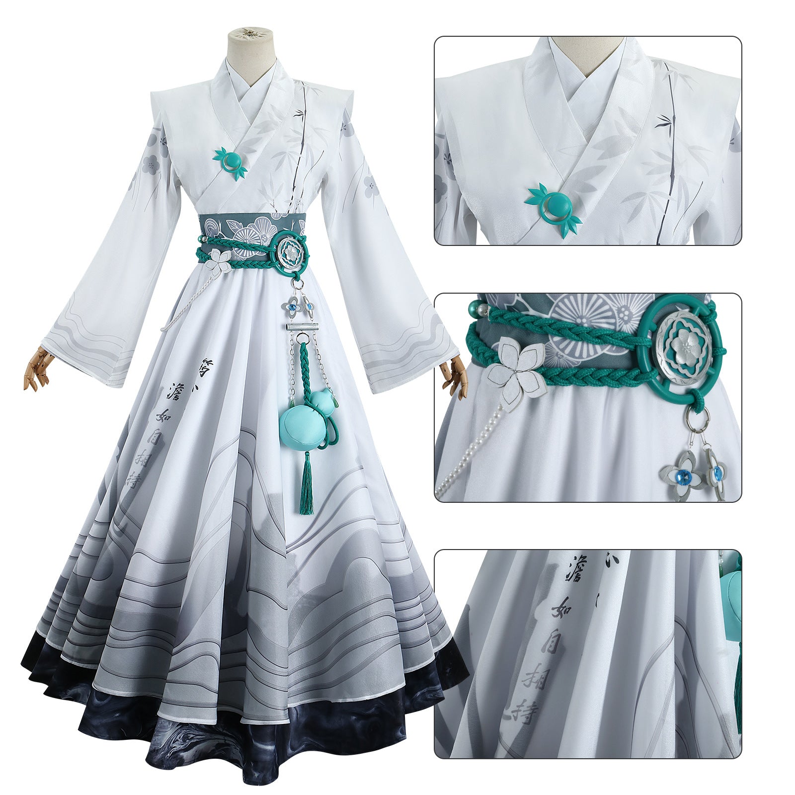 Identity V Antiquarian Qi Shiyi Garden Party Mo Yun Cosplay Costumes