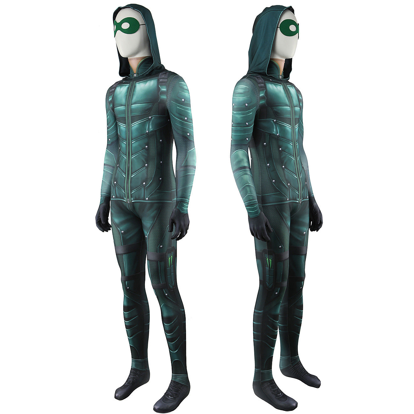 green arrow suit oliver queen jumpsuits costume kids adult halloween bodysuit