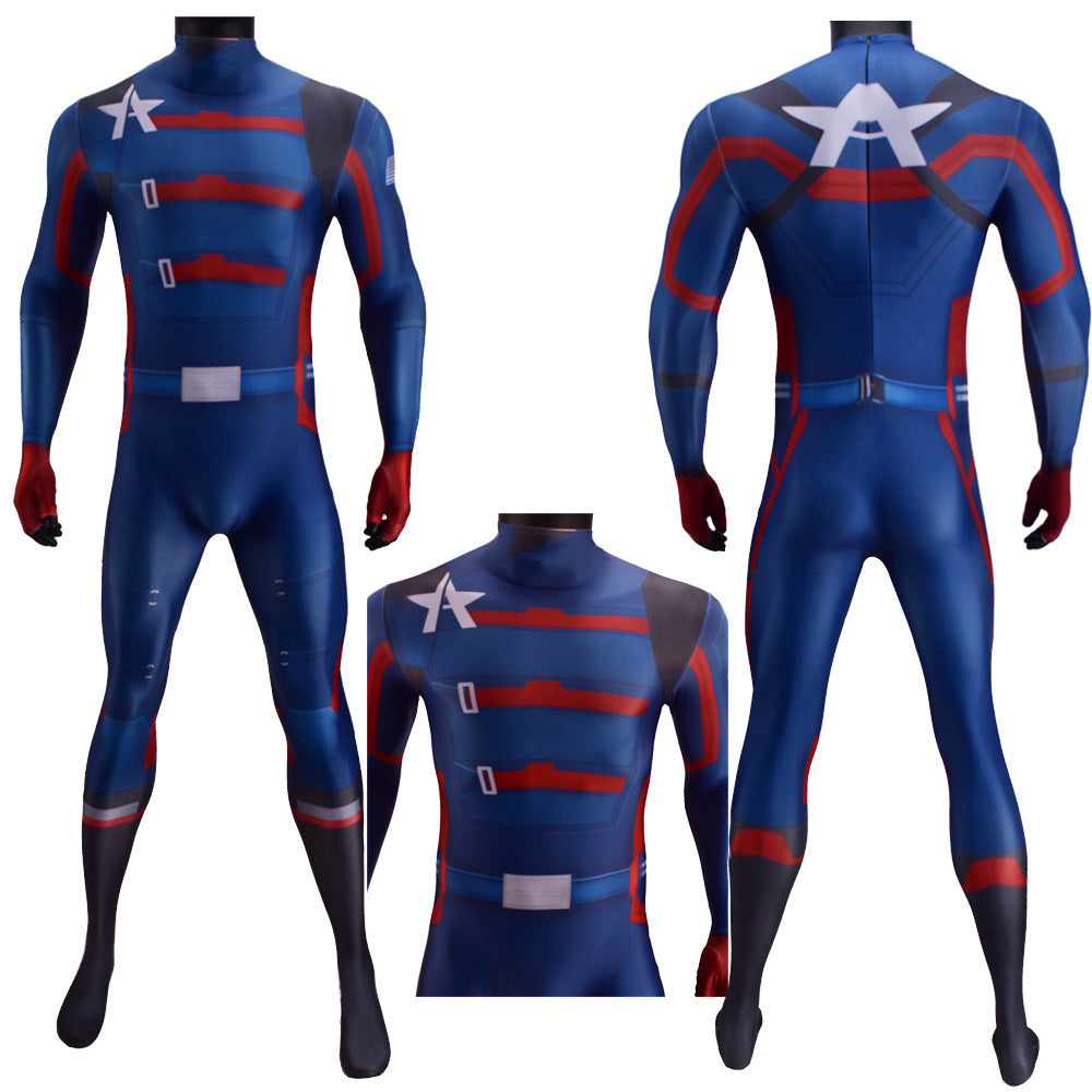 the falcon and the winter soldier captain america jumpsuits kids adult halloween bodysuit 1