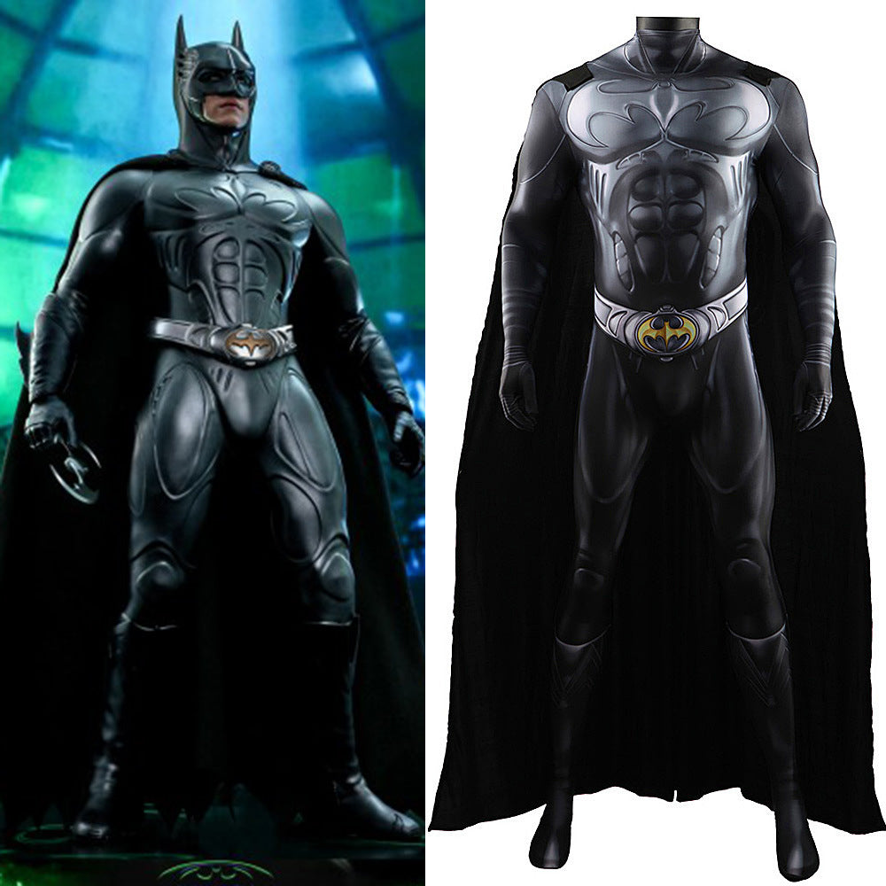 batman forever sonar suit batsuit jumpsuits costume kids adult halloween bodysuit