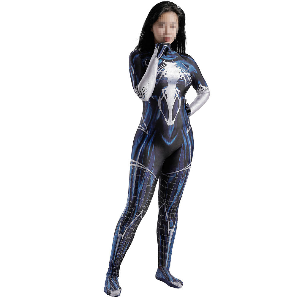 she venom 2022 spider man symbioted jumpsuits costume kids adult halloween bodysuit