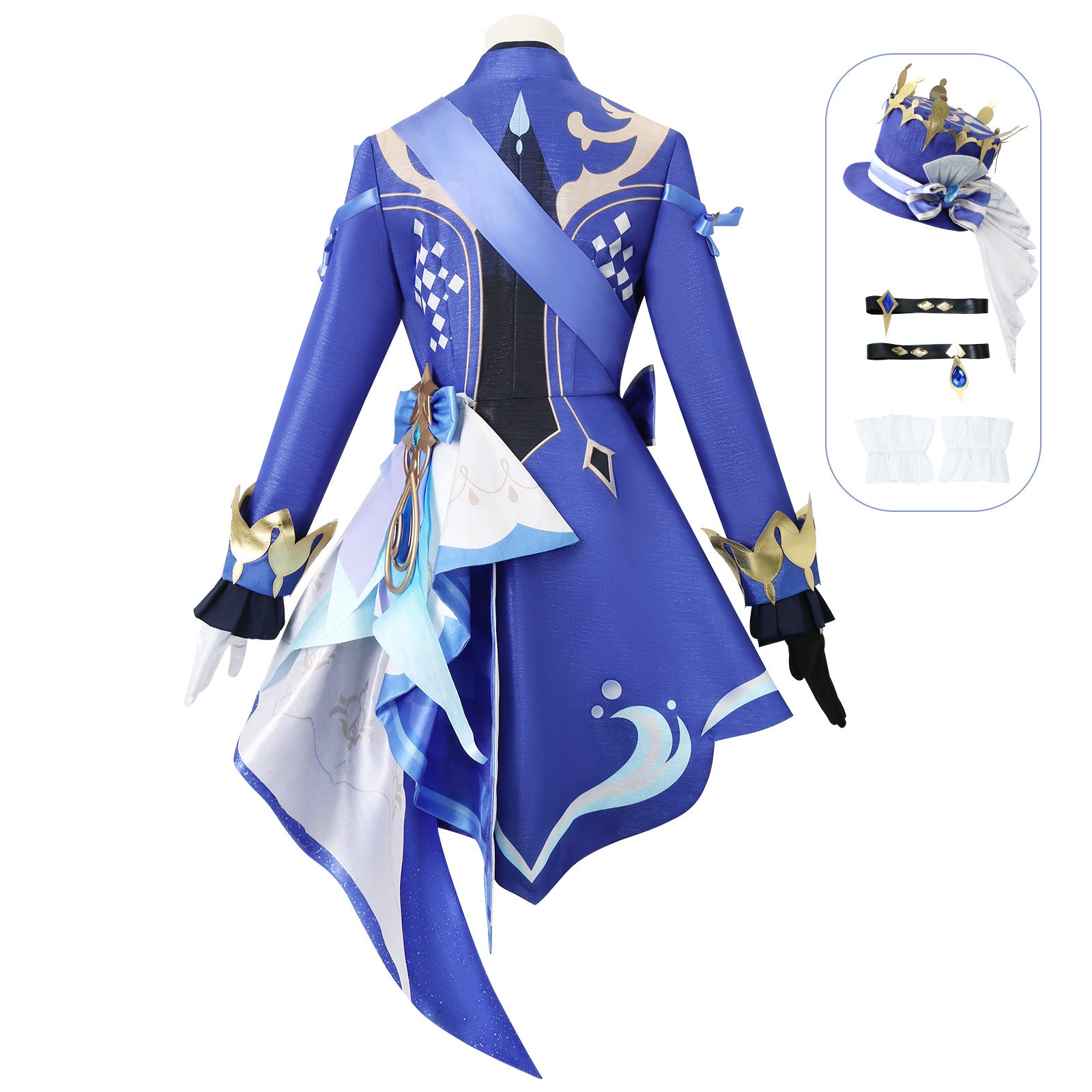 Genshin Impact Focalors Furina de Fontaine High Level Cosplay Costumes