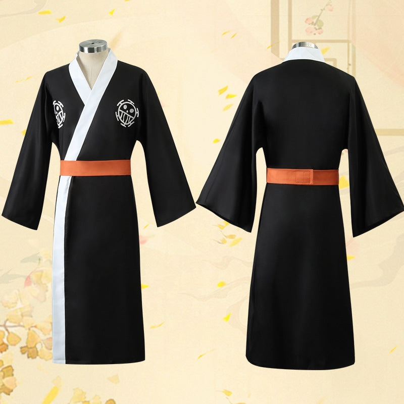 Anime Navigation Trafalgar D. Water Law Kimono Cosplay Costumes