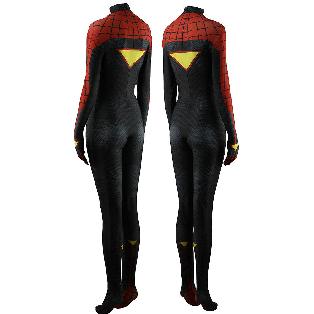 Spider-Woman Spiderman Jumpsuits Cosplay Costume Kids Adult Halloween Bodysuit - coscrew