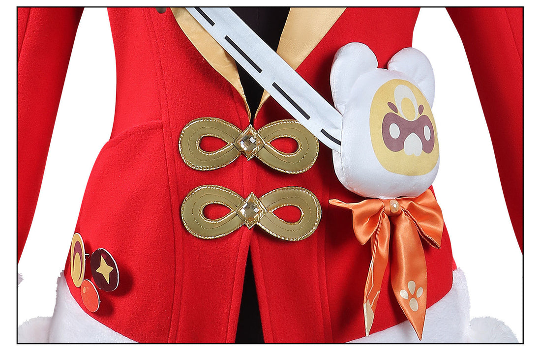 Genshin Impact Lantern Rite Xiangling Christmas Cosplay Costumes