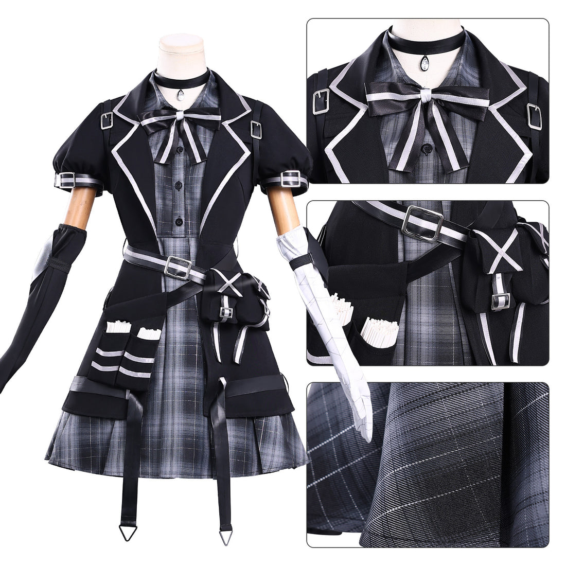 Magical Girl Witch Trials Kurobe Nanoka Full Set Cosplay Costumes