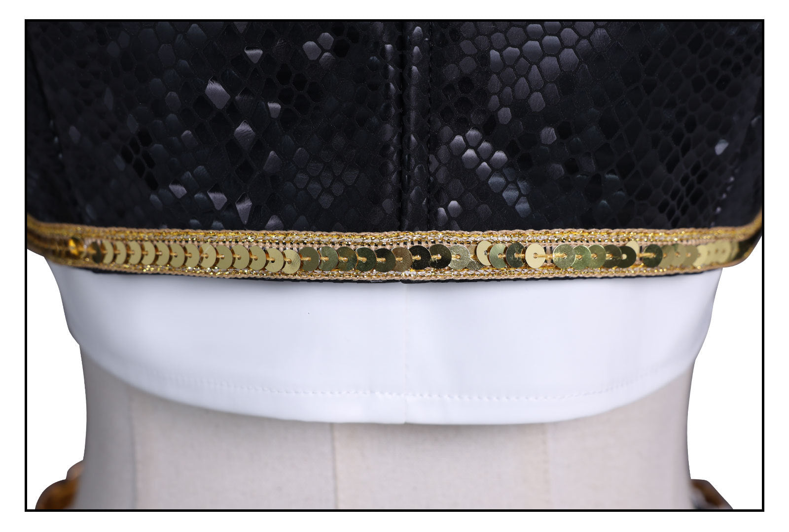 KPop Demon Hunters Rumi Black Gold Outfit Adult Kids Cosplay Costumes