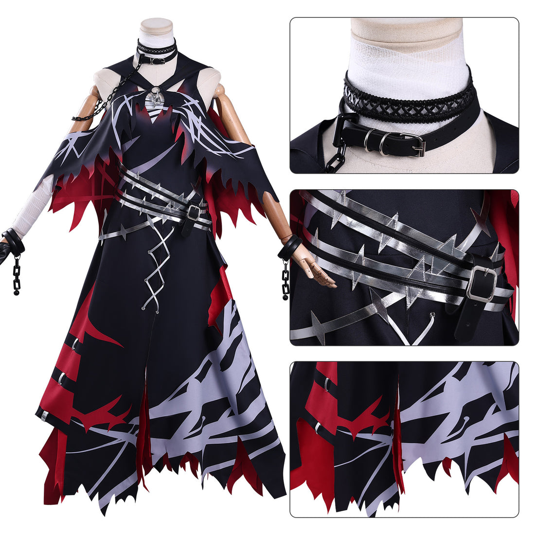 Magical Girl Witch Trials Shitou Arisa Dress Cosplay Costumes