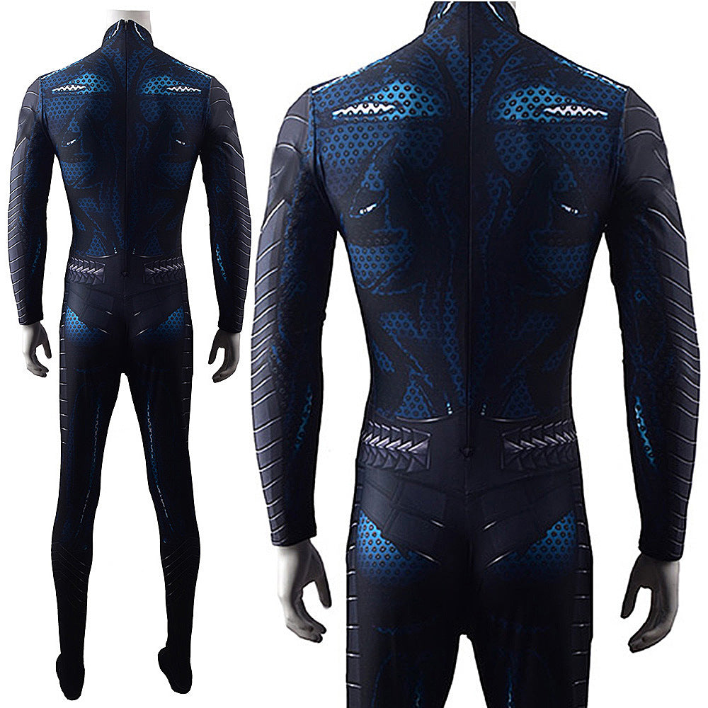 aquaman and the lost kingdom jumpsuits cosplay costume kids adult halloween bodysuit