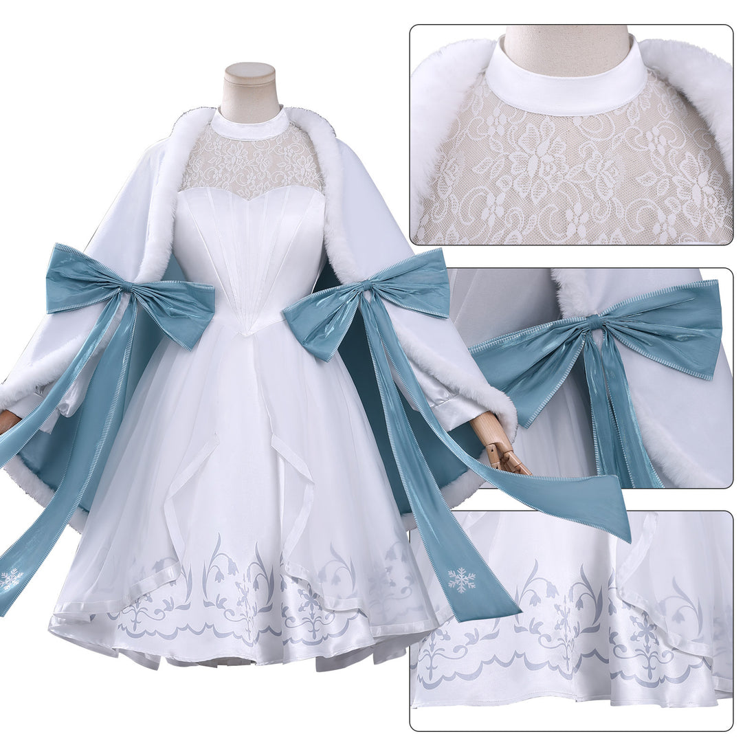 Identity V Emma Woods Gardener Ice Festival Suit Cosplay Costumes