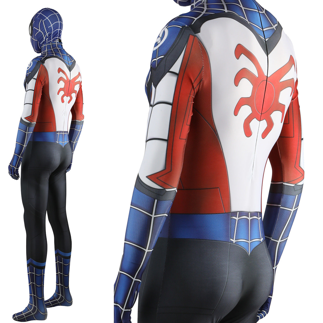 captain america spiderman homecoming jumpsuits cosplay costume kids adult bodysuit