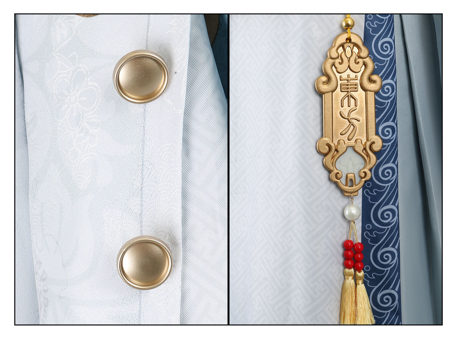 Identity V Under Truth Qilin Merchant Black White Wu Chang Cosplay Costumes