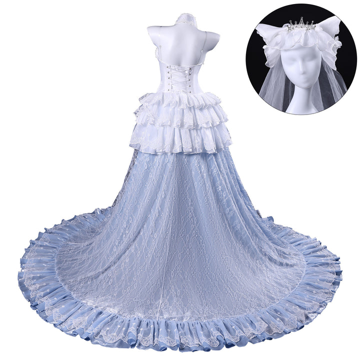 Azur Lane Cheshire White Seaside Melody Wedding Dress Cosplay Costumes