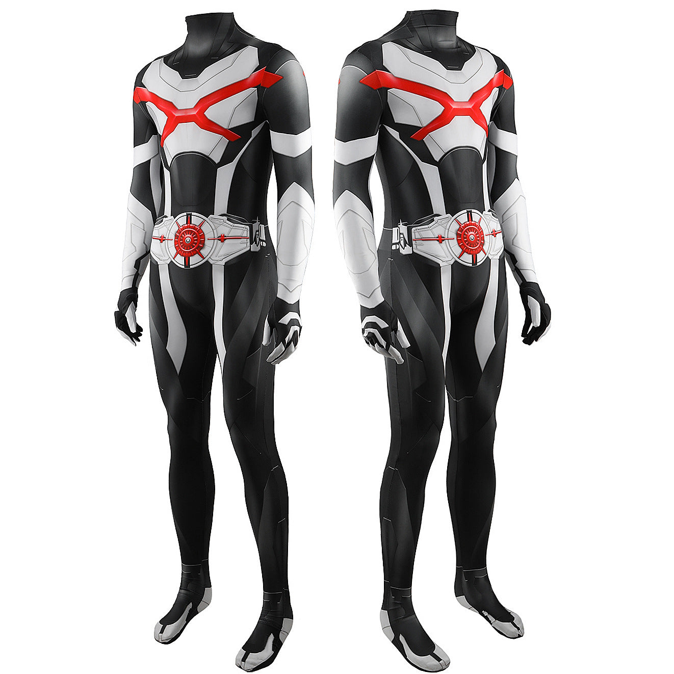 Kamen Rider Ark Zero Zero-One Jumpsuits Costume Kids Adult Halloween Bodysuit - coscrew