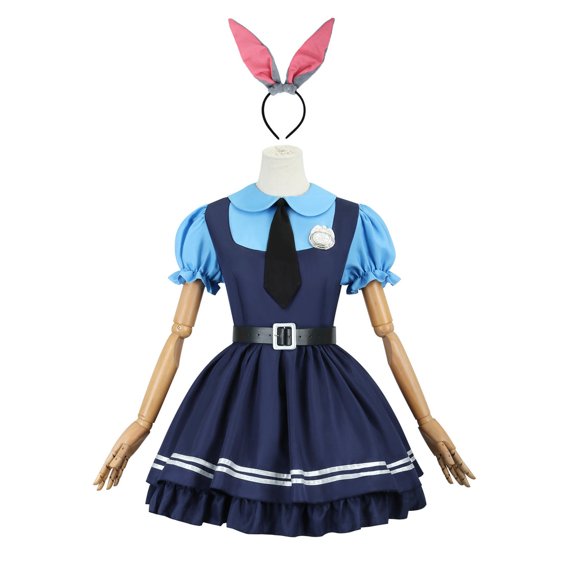 Zoo Judy Hopps Long and Short Sleeves Police Uniform Cosplay Costumes