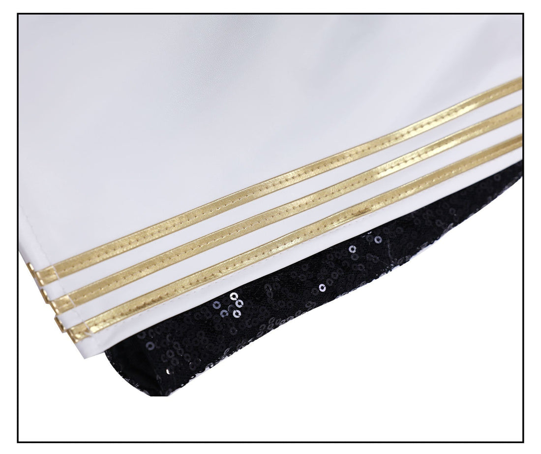 KPop Demon Hunters Mira Black Gold Outfit Adult Kids Cosplay Costumes