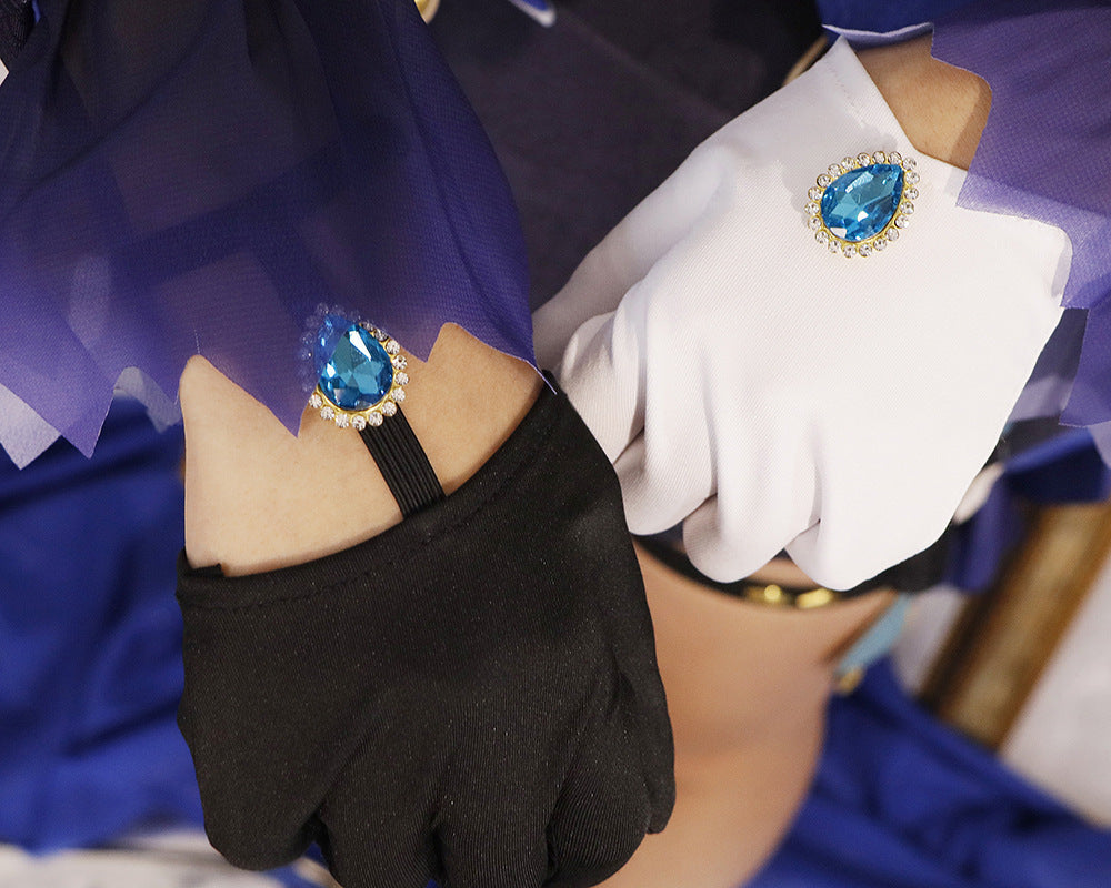 Genshin Impact Black Furina Focalors Full Set Cosplay Costume