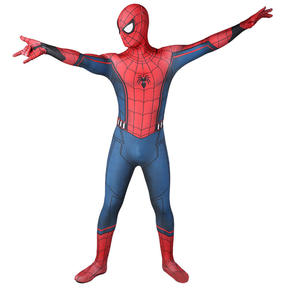 Spider-man Homecoming Suit Jumpsuits Costume Kids Adult Halloween Bodysuit