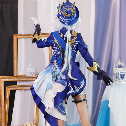 Genshin Impact White Furina Focalors Full Set Cosplay Costume